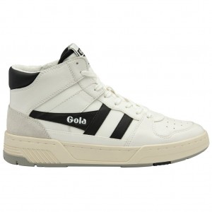 Gola Classics Allcourt High Sneakers Blancos Negros Mexico | APJ-216748