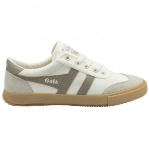 Gola Classics Badminton Plimsoll Sneakers Blancos Grises Mexico | GYW-173894