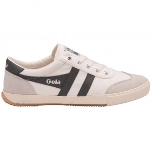 Gola Classics Badminton Plimsoll Sneakers Blancos Mexico | KZU-182657