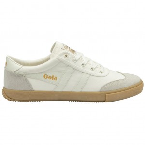 Gola Classics Badminton Plimsoll Sneakers Blancos Mexico | XPZ-658127