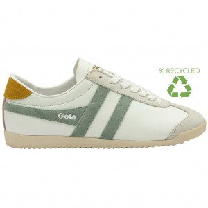 Gola Classics Bullet Pure Sneakers Blancos Verdes Mexico | WYZ-843950
