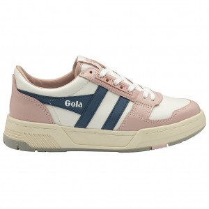 Gola Classics Challenge Sneakers Blancos Rosas Mexico | JAY-182347