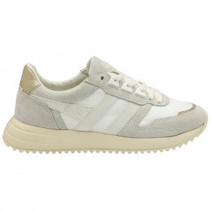 Gola Classics Chicago Glimmer Sneakers Blancos Dorados Mexico | BRH-032576