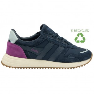 Gola Classics Chicago Sneakers Azul Marino Azul Marino Azules Mexico | WGD-065137