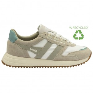 Gola Classics Chicago Sneakers Blancos Grises Mexico | JLV-246183
