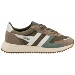 Gola Classics Chicago Sneakers Kaki Blancos Mexico | FWB-053249