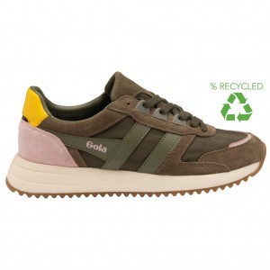 Gola Classics Chicago Sneakers Kaki Kaki Mexico | DSZ-678290