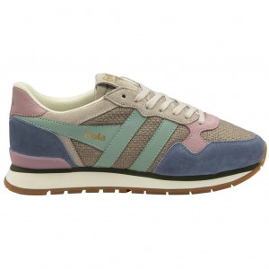 Gola Classics Colorado Sneakers Grises Verdes Mexico | DVT-790486