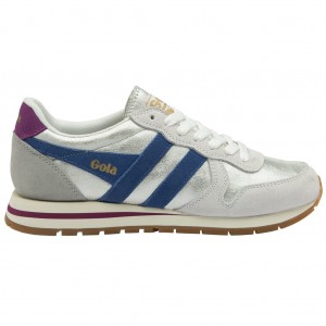 Gola Classics Daytona Blaze Sneakers Blancos Mexico | JQT-806419