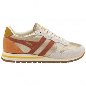 Gola Classics Daytona Blaze Sneakers Dorados Naranjas Mexico | ZNC-954701