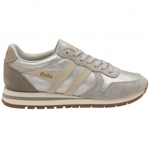 Gola Classics Daytona Blaze Sneakers Plateados Grises Mexico | GKQ-790583