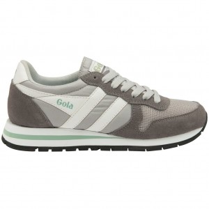 Gola Classics Daytona Sneakers Grises Claro Blancos Mexico | BDT-248630