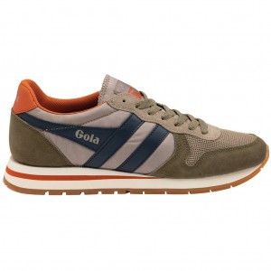 Gola Classics Daytona Sneakers Kaki Azul Marino Mexico | JXF-241378