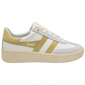 Gola Classics Dropshot Sneakers Blancos Azules Mexico | BJH-537128