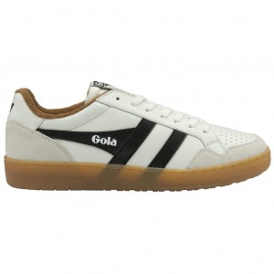 Gola Classics Eagle '86 Sneakers Blancos Negros Mexico | JOR-395042