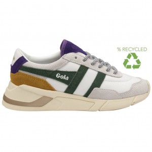 Gola Classics Eclipse Pure Sneakers Blancos Fucsia Mexico | OZX-702194