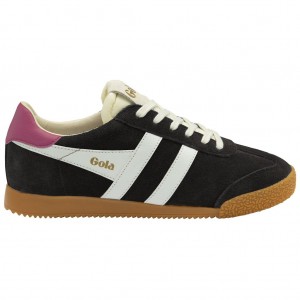 Gola Classics Elan Sneakers Negros Blancos Fucsia Mexico | TVE-126047
