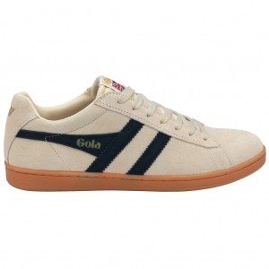 Gola Classics Equipe Suede Sneakers Blancos Azules Mexico | NFB-630154