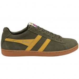 Gola Classics Equipe Suede Sneakers Kaki Mexico | QEK-473609