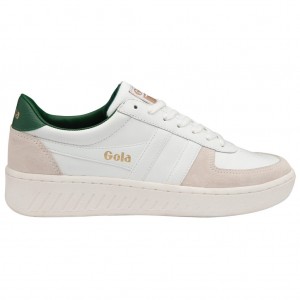 Gola Classics Grandslam Classic Sneakers Blancos Verdes Oscuro Mexico | WBF-895703