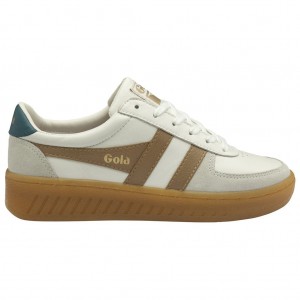 Gola Classics Grandslam Elite Sneakers Blancos Azules Azules Mexico | INT-539708