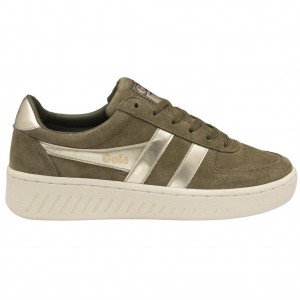 Gola Classics Grandslam Pearl Sneakers Kaki Mexico | IPK-301487