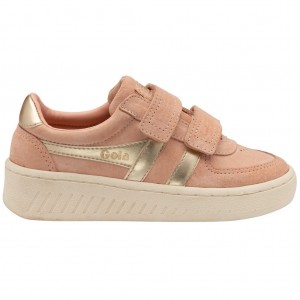 Gola Classics Grandslam Pearl Strap Sneakers Rosas Mexico | QIB-931408