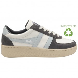 Gola Classics Grandslam Pure Sneakers Blancos Azules Mexico | TJI-947538