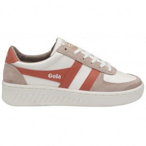 Gola Classics Grandslam Pure Sneakers Blancos Coral Mexico | BFA-780231