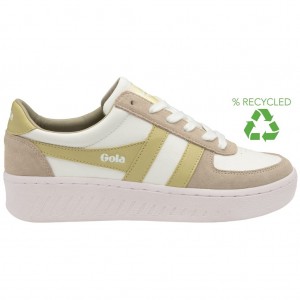 Gola Classics Grandslam Pure Sneakers Blancos Grises Azules Mexico | VJS-409516