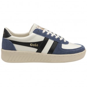 Gola Classics Grandslam Quadrant Sneakers Blancos Negros Mexico | QAG-589174
