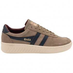Gola Classics Grandslam Suede Sneakers Azul Marino Vino Mexico | NHD-518092