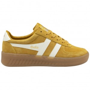 Gola Classics Grandslam Suede Sneakers Blancos Mexico | UFH-583906