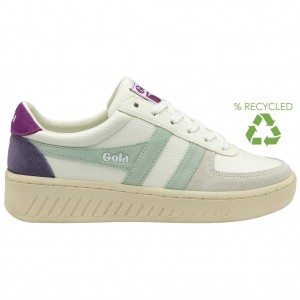 Gola Classics Grandslam Trident Sneakers Blancos Mexico | HSK-739568