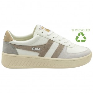 Gola Classics Grandslam Trident Sneakers Blancos Grises Mexico | WON-285710