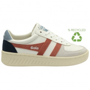 Gola Classics Grandslam Trident Sneakers Blancos Mexico | FBH-813205