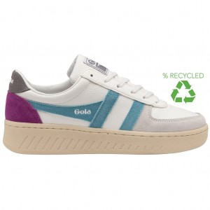 Gola Classics Grandslam Trident Sneakers Blancos Mexico | JFL-924780
