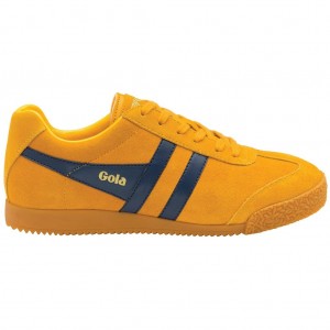 Gola Classics Harrier Suede Sneakers Azul Marino Mexico | WLZ-682743