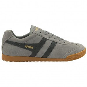 Gola Classics Harrier Suede Sneakers Cement Storm Mexico | DSB-031589