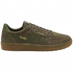Gola Classics Hawk Suede '86 Sneakers Kaki Mexico | ABS-286517