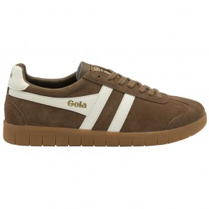Gola Classics Hurricane Suede Sneakers Blancos Mexico | CRB-092614