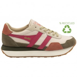 Gola Classics Indiana Sneakers Kaki Mexico | DFV-512306