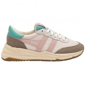 Gola Classics Jupiter Sneakers Blancos Rosas Mexico | OJH-098453