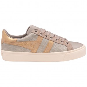 Gola Classics Orchid II Lizard Sneakers Grises Dorados Mexico | OLC-189275