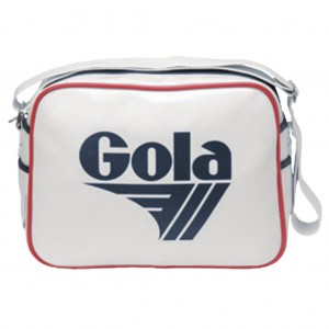 Gola Classics Redford Messenger Bag Blancos Azul Marino Rojos Mexico | BMU-328490