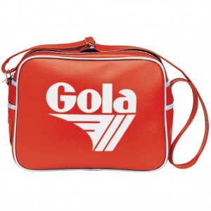 Gola Classics Redford Messenger Bag Rojos Blancos Mexico | RIH-791234