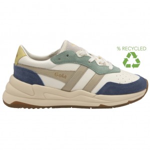 Gola Classics Saturn Quadrant Sneakers Blancos Mexico | PBD-381564