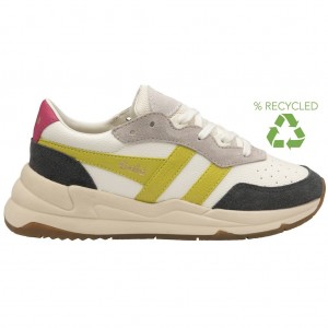 Gola Classics Saturn Quadrant Sneakers Blancos Mexico | QHO-012548