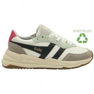 Gola Classics Saturn Quadrant Sneakers Blancos Grises Mexico | WKX-135806