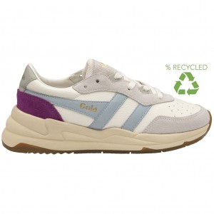 Gola Classics Saturn Sneakers Blancos Azules Mexico | KLM-854263